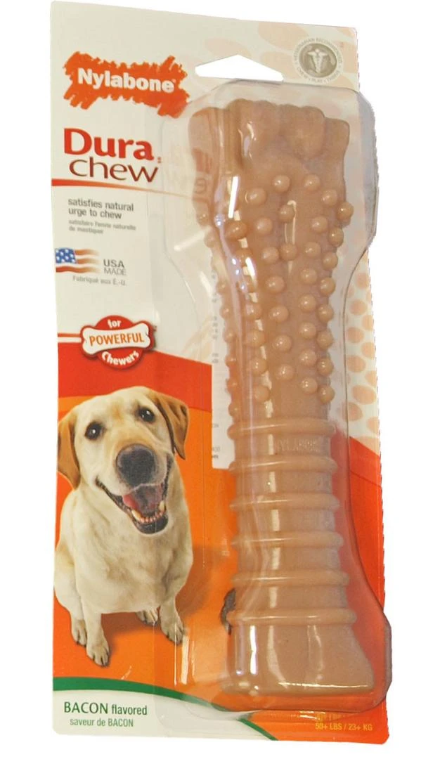 NylaBone Dura Chew Souper Bot Bacon 1 NylaBone Dura Chew Souper Bot Bacon