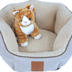 Boony EST. 1941 Mand Highland Sand -Dieren Verzorg Verkoopwinkel 0212330 a met kitten