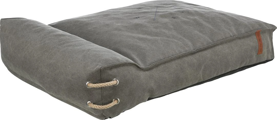 TRIXIE Be Nordic Hondenkussen Föhr Met Rand Donkergrijs 1 TRIXIE Be Nordic Hondenkussen Föhr Met Rand Donkergrijs