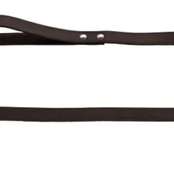 Hunter Rundleder Hondenlijn Donkerbruin