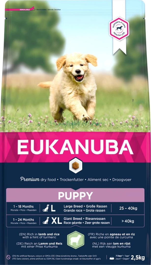 Eukanuba Hondenvoer Puppy/Junior Lamb & Rice 2,5 Kg 1 Eukanuba Hondenvoer Puppy/Junior Lamb & Rice 2,5 Kg