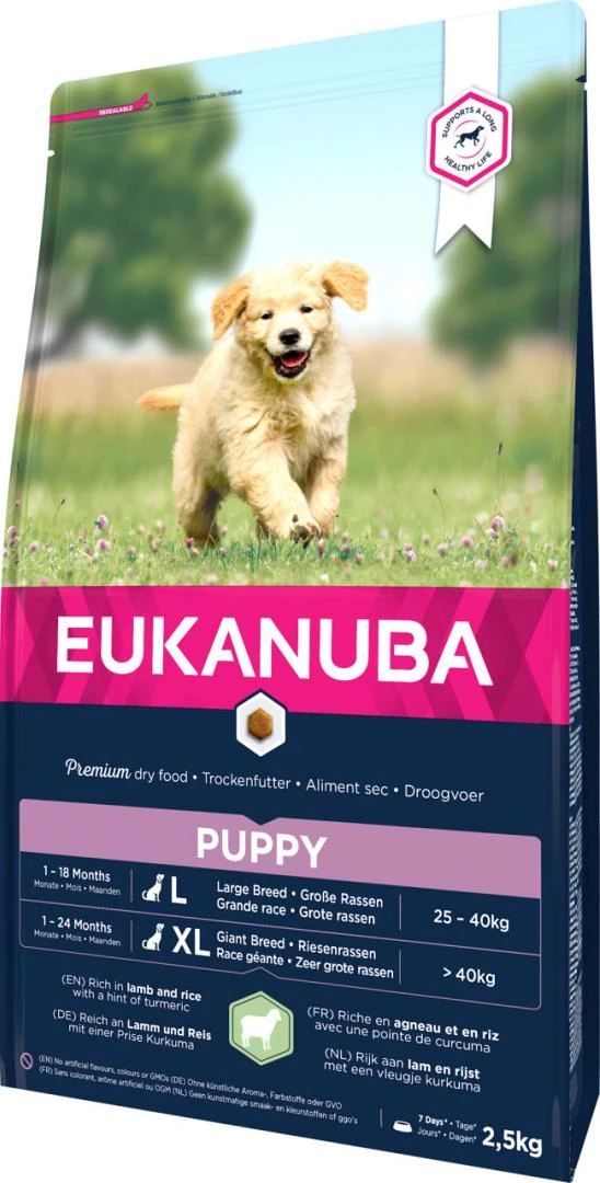 Eukanuba Hondenvoer Puppy/Junior Lamb & Rice 2,5 Kg 2 Eukanuba Hondenvoer Puppy/Junior Lamb & Rice 2,5 Kg - Image 2