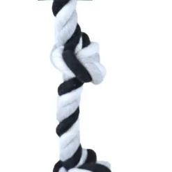 Boon Floss-Toy 4-knoop Zwart/wit