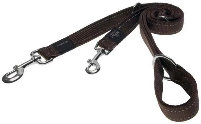 Rogz Beltz Utility Hondenlijn Multi Chocolate 1 Rogz Beltz Utility Hondenlijn Multi Chocolate