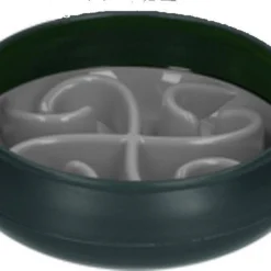 Eat Slow Live Longer Tumble Feeder Grey